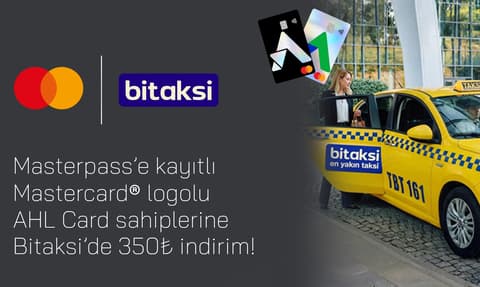 Bitaksi'de 350₺ İndirim!