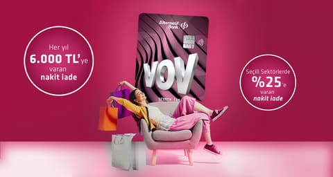 VOV Kart ile Her Ay 500 TL Cebinizde!