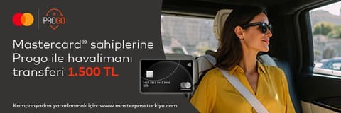 Anadolubank Mastercard® Sahiplerine Progo ile İstanbul Havalimanı ve Sabiha Gökçen Havalimanı Transferi 1.500 TL