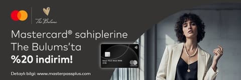 Anadolubank Mastercard® Sahiplerine The Bulums'ta %20 İndirim