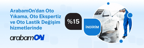 ArabamOn'dan Araç yıkama, Oto Ekspertiz ve Lastik Saklama hizmetinde %15 indirim!
