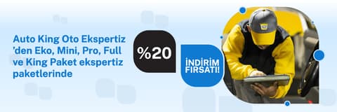 Auto King'den Oto Ekspertiz King Paket'te %20 indirim!