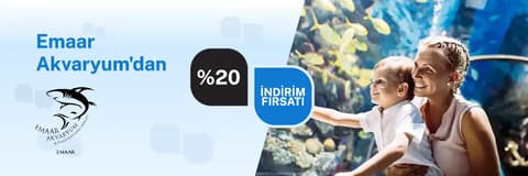 Emaar Akvaryum'dan %20 indirim fırsatı!