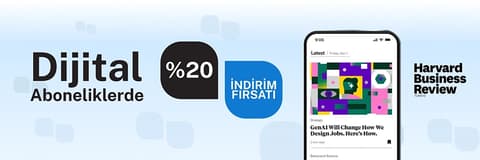 Harvard Business Review Dijital aboneliklerde %20 indirim fırsatı!