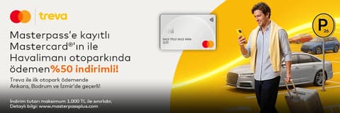 İzmir, Bodrum ve Ankara'da Treva Mobil Uygulamasında Geçerli Otopark Ödemelerinde %50 indirim!