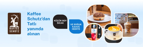 Kaffee Schütz'den Küçük Boy Kahve Fırsatı!