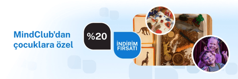 MindClub'da çocuk atölyelerinde online atölyelerde %20, yüz yüze atölyelerde %15 indirim fırsatı!