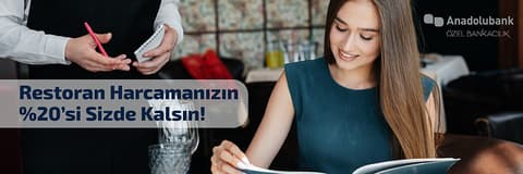 Restoran Harcamalarında %20 İade Fırsatı!