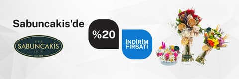Sabuncakis'den %20 indirim fırsatı!