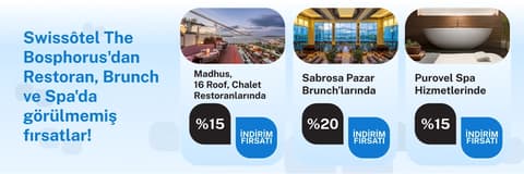 Swissôtel The Bosphorus'dan Restoran, Brunch ve Spa'da görülmemiş fırsatlar!