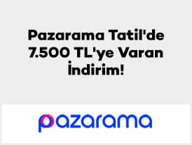 1 – 31 Ekim 2026 tarihlerinde Pazarama Tatil yurtiçi, yurtdışı ve Kuzey otel...