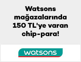 22 - 31 Mayıs 2026 tarihleri arasında Watsons mağazalarında 1.000 TL ve üzeri ilk QR...