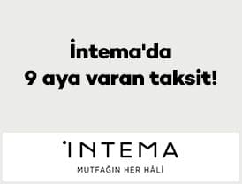 7 Ocak - 31 Aralık 2026 tarihleri arasında İntema'dan yapacağınız mutfak mobilyası 9 aya...