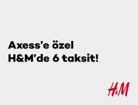 Axess'e özel H&M Mağazalarında 15 Şubat 2026 – 15 Şubat 2027 6...