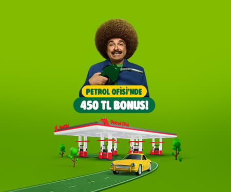 Petrol Ofisi'nde 450 TL bonus!