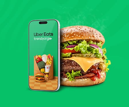 Uber Eats Trendyol Go ve GetirYemek by Uber Eats yemek siparişlerinizde %15 bonus ayrıcalığı!