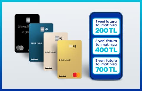 Otomatik Fatura Talimatlarınıza 700 TL'ye Varan Nakit İade!