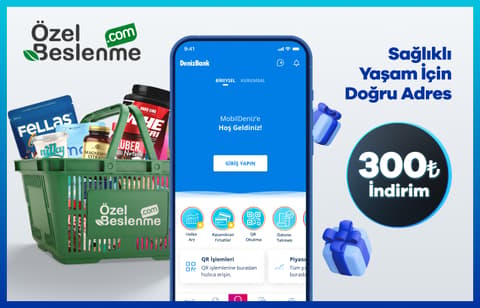 ÖzelBeslenme.com'da 300 TL İndirim!