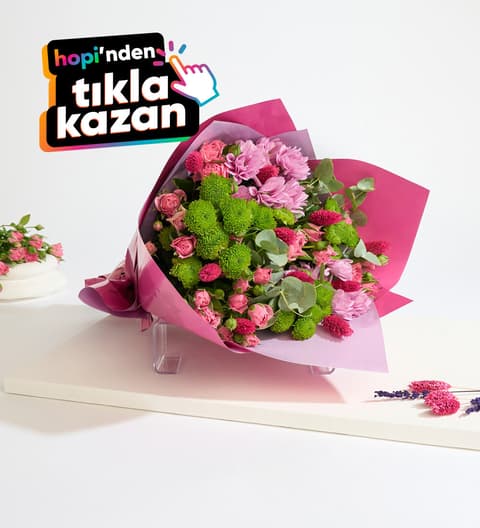 Teklif Kodunu Al butonuyla Nota Çiçek websitesinde ve uygulamasında %15 indirim kazan
