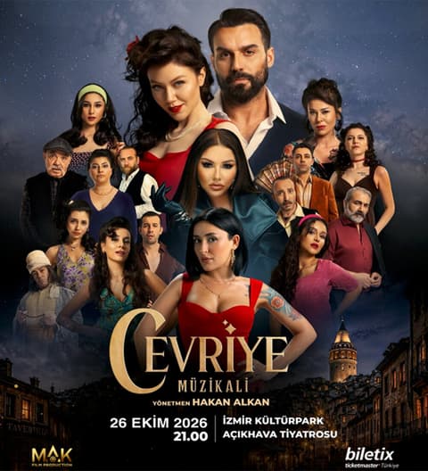 BİLETİX — Cevriye Müzikali etkinliği biletlerinde %55 daha az öde (İzmir Kültürpark Açıkhava Tiyatrosu)