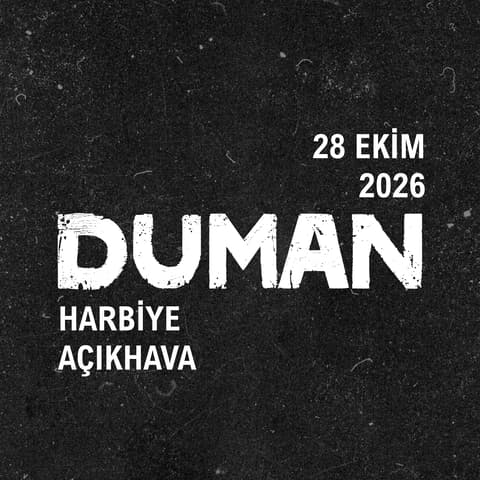 BİLETİX — Duman konser etkinliği biletlerine %25 daha az öde (Harbiye Cemil Topuzlu Açıkhava Tiyatrosu)