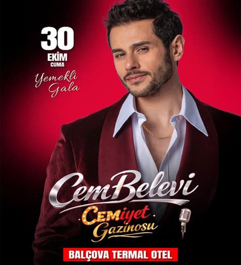 BİLETİNİAL — Cem Belevi ile Cemiyet Gazinosu Yemekli Gala Konseri etkinlik biletlerinde %40 daha az öde