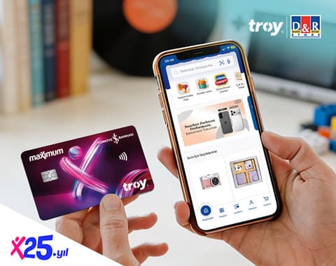 İş Bankası TROY kartına dr.com.tr ve D&R mobil uygulamasında 1.000 TL'ye varan indirim fırsatı!