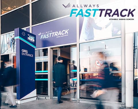 Maximum Kartlarınız ile Sabiha Gökçen Havalimanı'nda ALLWAYS Hızlı Geçiş (Fast Track) Hizmetine %50 İndirim Ayrıcalığı!