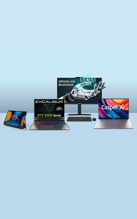 Casper.com.tr'de peşin fiyatına 6 taksit!