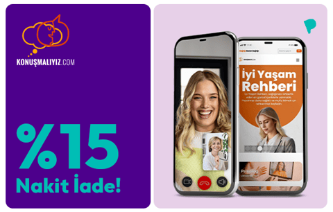 ParamKartlılara Konuşmalıyız.com Harcamalarında %15 Nakit İade!
