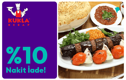 ParamKartlılara Kukla Kebap'ta %10 Nakit İade!