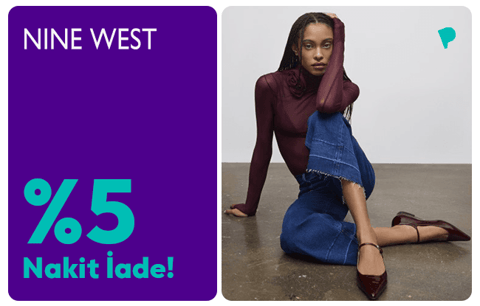 ParamKartlılara Nine West’de %5 Nakit İade!