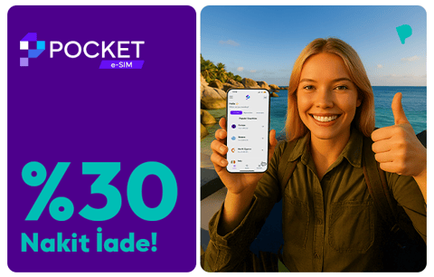 ParamKartlılara Pocket eSIM’de %30 Nakit İade