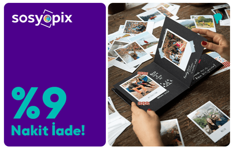 ParamKartlılara Sosyopix Harcamalarında %9 Nakit İade!