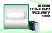 Alarko Carrier'da 9 taksit!