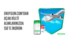 ENUYGUN'dan CEPTETEB'lilere Özel Uçak Biletlerinde 150 TL İndirim!