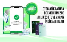 Otomatik Fatura Ödeme Talimatlarınıza %20 İndirim