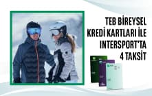 Intersport'ta 4 Taksit!