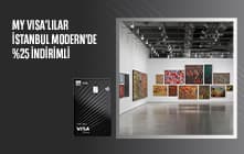 my Visa'lılara İstanbul Modern'de %25 İndirim Ayrıcalığı