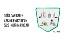 Temiz İçerikli Bakım Ayrıcalığı Pelcare Ürünlerinde %20 İndirimle