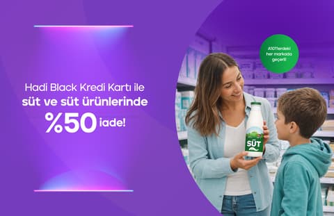 A101’lerde süt ürünleri harcamalarında %50 Hediye Bakiye kazan!