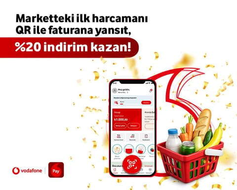 Market harcamanda %20 İndirim!
