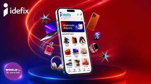 World'ün 35. yılına özel www.idefix.com'dan ve idefix mobil uygulamasından tek seferde yapılacak 3.000 TL ve üzeri alışverişe 335 TL Worldpuan fırsatını kaçırmayın! Üstelik 6 taksit!