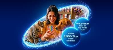 PATILIDOSTUM kodu ile Yapı Kredili olun,5 ay boyunca her ay 5000 TL ve üzeri petshop ve veteriner harcamalarınızda 500 TL nakit iade, 5 ayda toplam 2500 TL'ye varan nakit iade kazanın, masraflarınızı hafifletin!