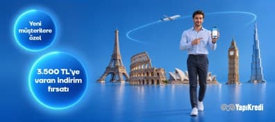 Yapı Kredi'den uçtukça kazandıran kampanya: 3.500 TL'ye varan indirim fırsatı!