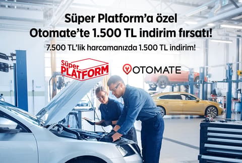 Otomate'te 1.500 TL İndirim