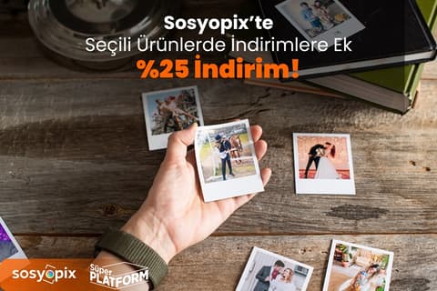 Sosyopix'ten %25 İndirim!