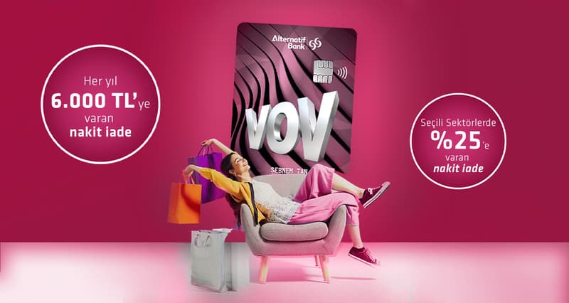 VOV Kart ile Her Ay 500 TL Cebinizde!