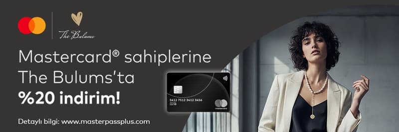 Anadolubank Mastercard® Sahiplerine The Bulums'ta %20 İndirim