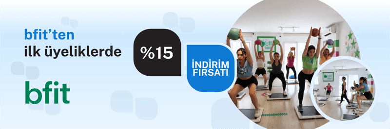 bfit'ten %15 indirim fırsatı!